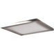 Boxer LED 7.5 inch Brushed Steel Flush Mount Ceiling Light