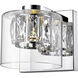 Private Collection LED 4.75 inch Mirrored Stainless Steel Vanity Light Wall Light