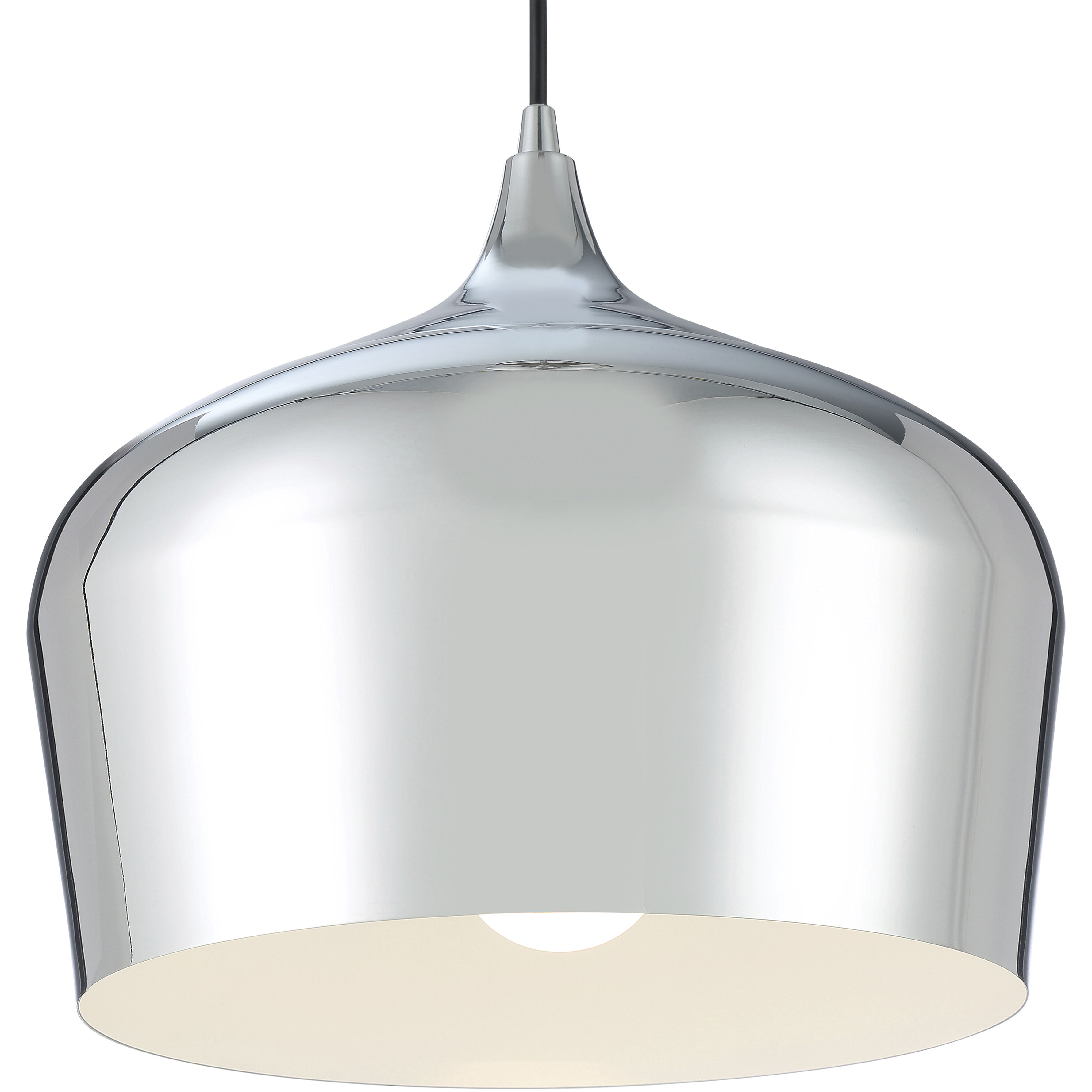 Blend 12 inch Chrome Pendant Ceiling Light
