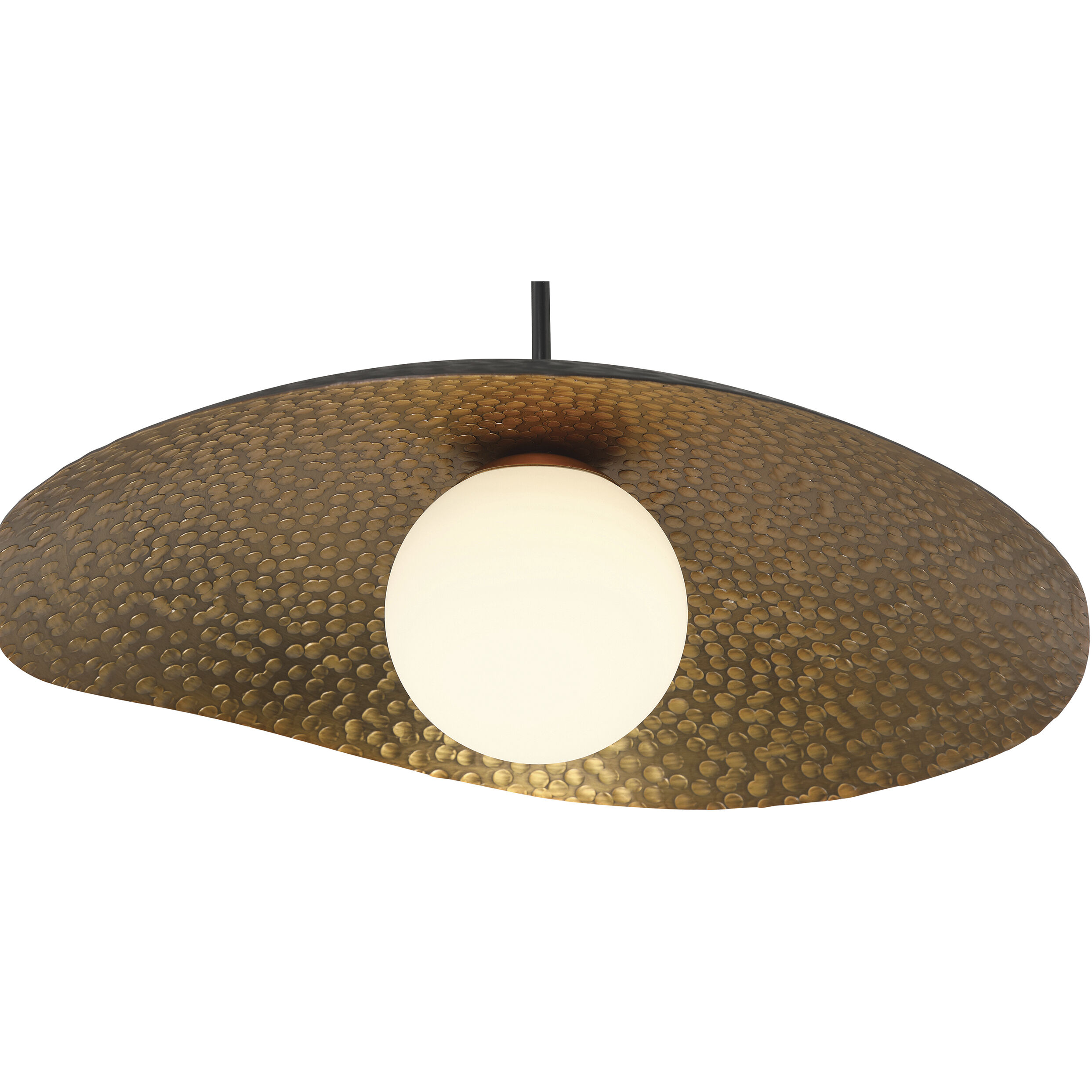 Brass opal ceiling light on sale