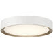 Malaga LED 19.75 inch Matte White and White Flush Mount Ceiling Light