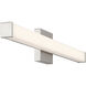 Maxx 30 inch Brushed Steel Vanity/Bath Bar Wall Light