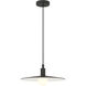 Seoul 1 Light 15 inch Black Pendant Ceiling Light
