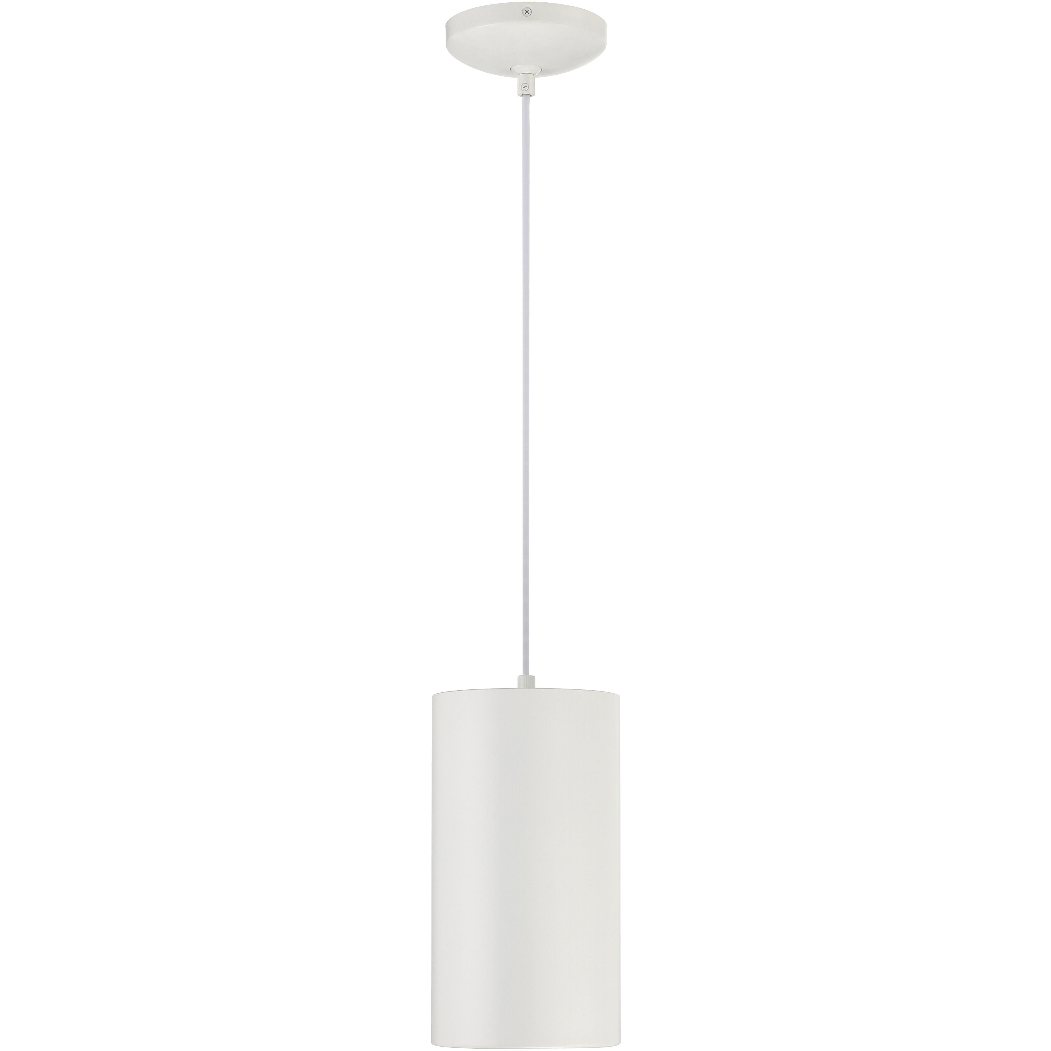 Pilson XL LED 6 inch Matte White Pendant Ceiling Light