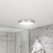 ModPLUS LED 7 inch Brushed Steel Flush Mount Ceiling Light, Round