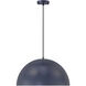 Huck LED 19.5 inch Navy Pendant Ceiling Light