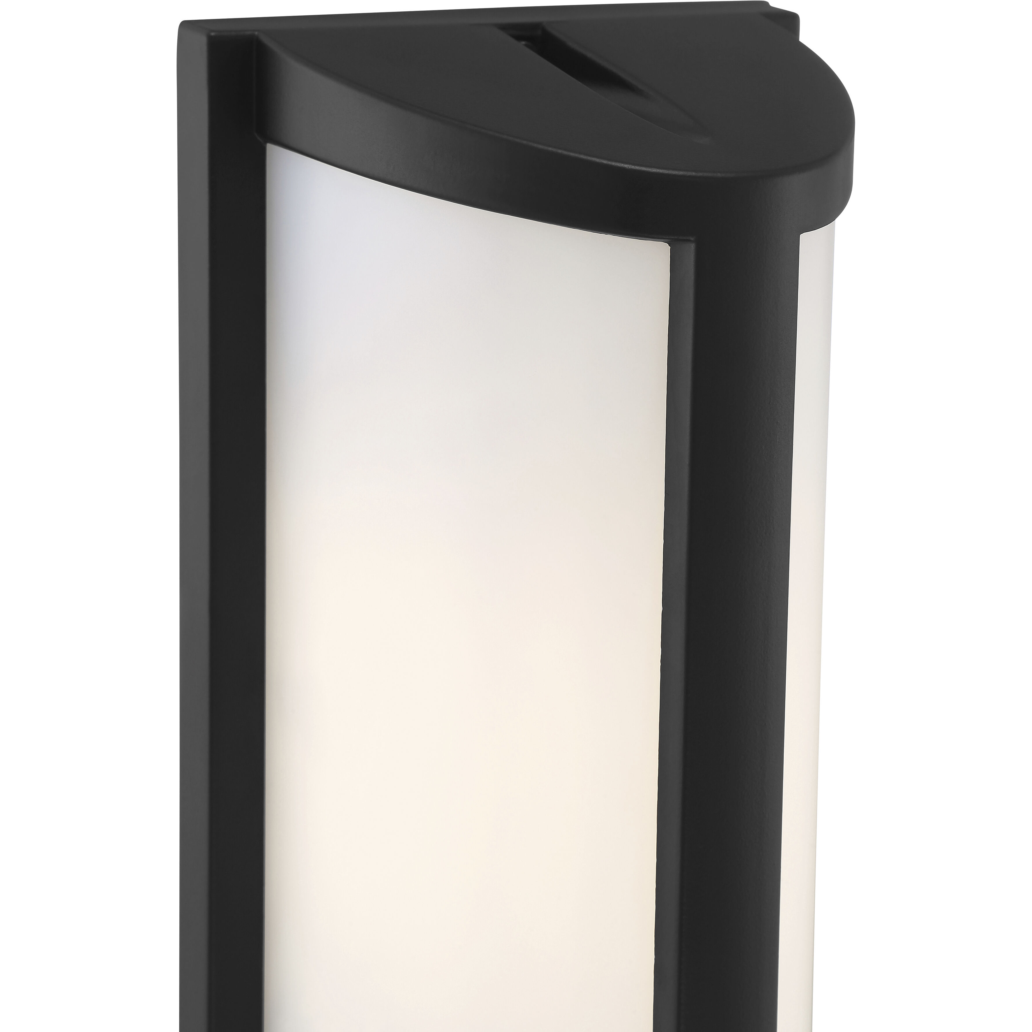 Margate LED 10.25 inch Black and White Outdoor Wall Sconce