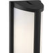 Margate LED 10.25 inch Black and White Outdoor Wall Sconce