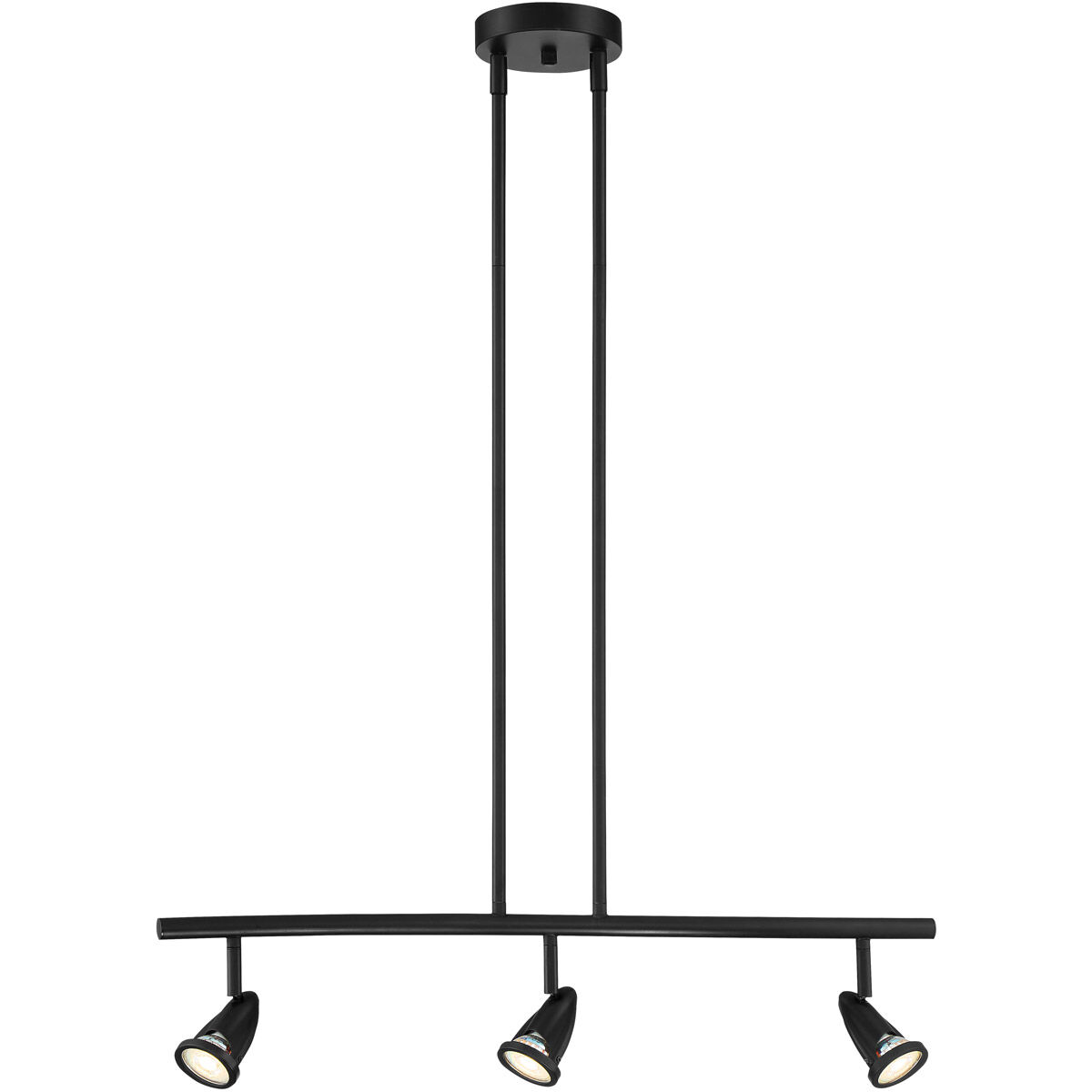 Cobra LED 8 inch Black Pendant - Spotlight Ceiling Light