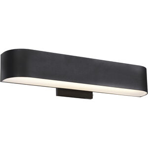 Montreal LED 5 inch Black Outdoor Wall Sconce