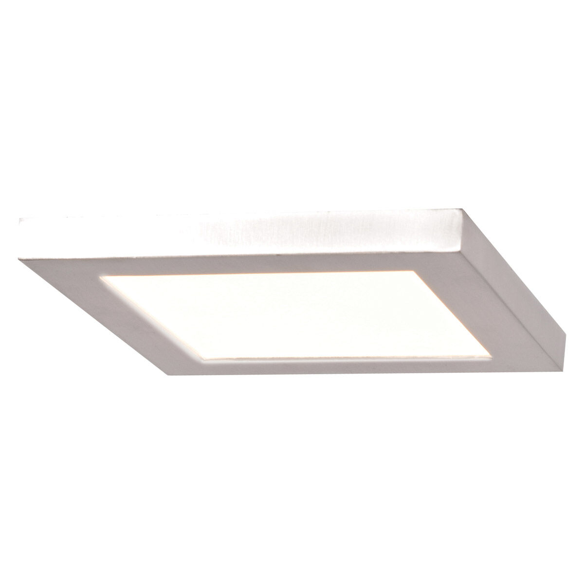 Boxer LED 6 inch Brushed Steel Flush Mount Ceiling Light