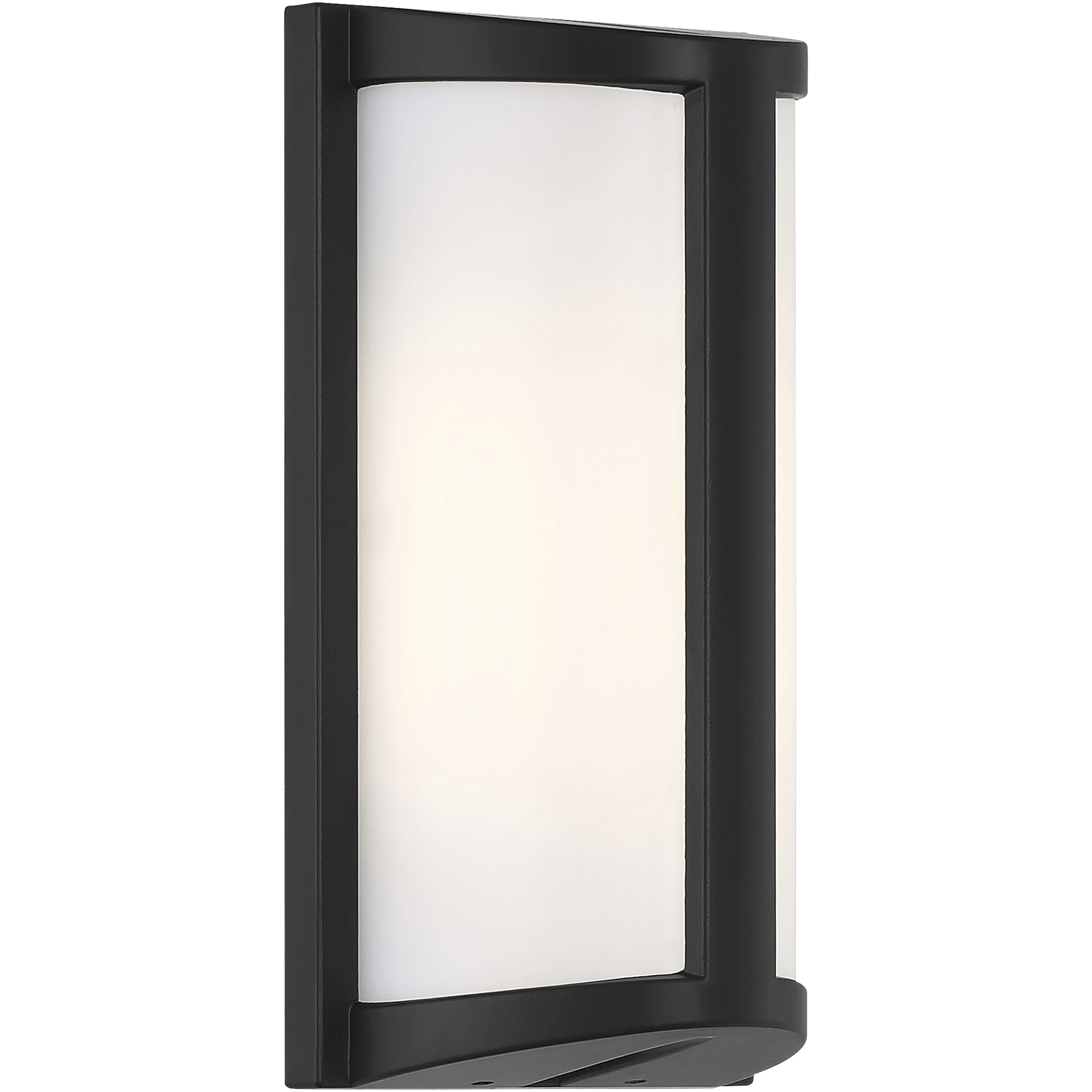 Margate LED 10.25 inch Black and White Outdoor Wall Sconce