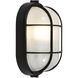 Nauticus LED 4.25 inch Black Bulkhead