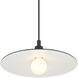 Seoul 1 Light 15 inch Black Pendant Ceiling Light