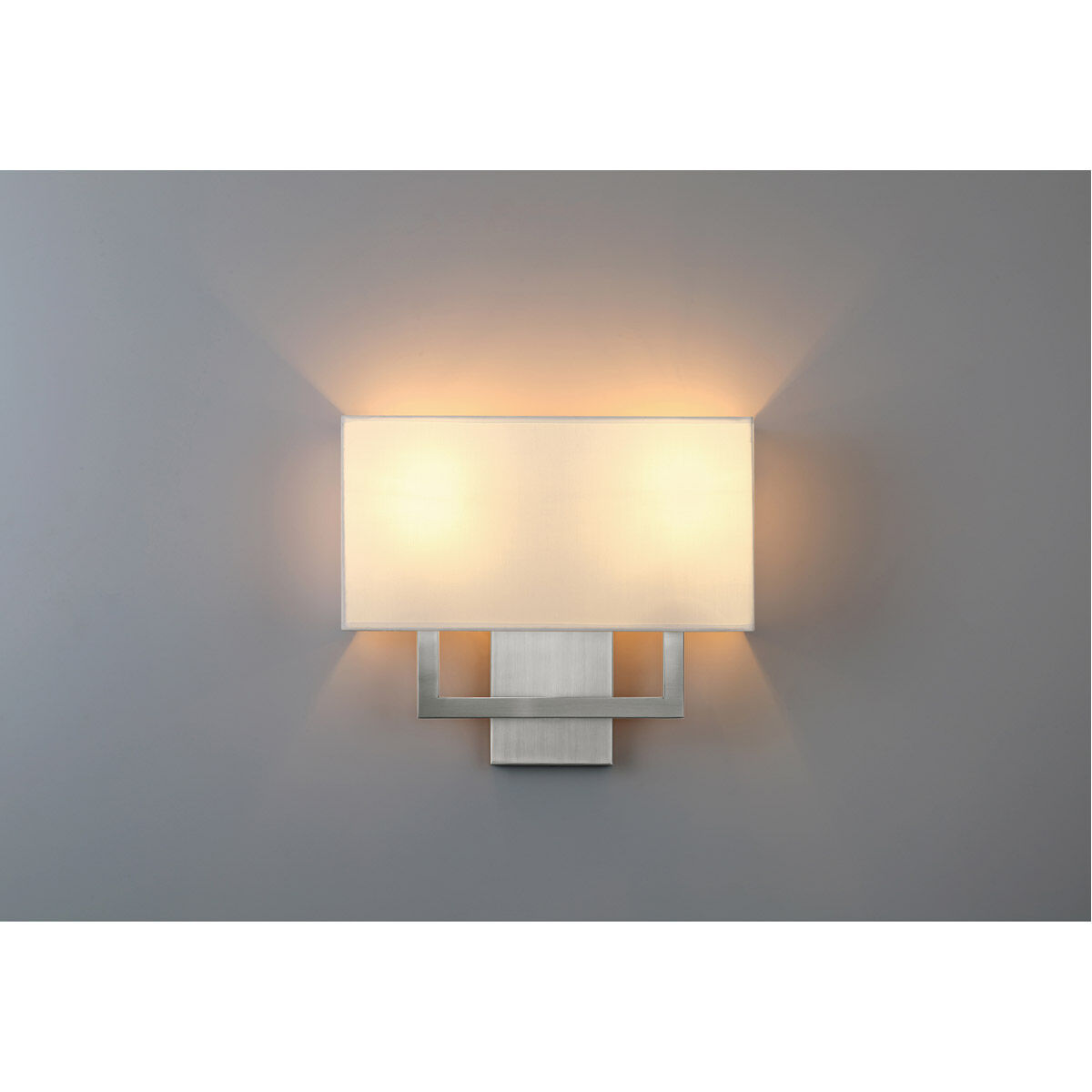 Mid Town LED 15 inch Brushed Steel Wall Sconce Wall Light