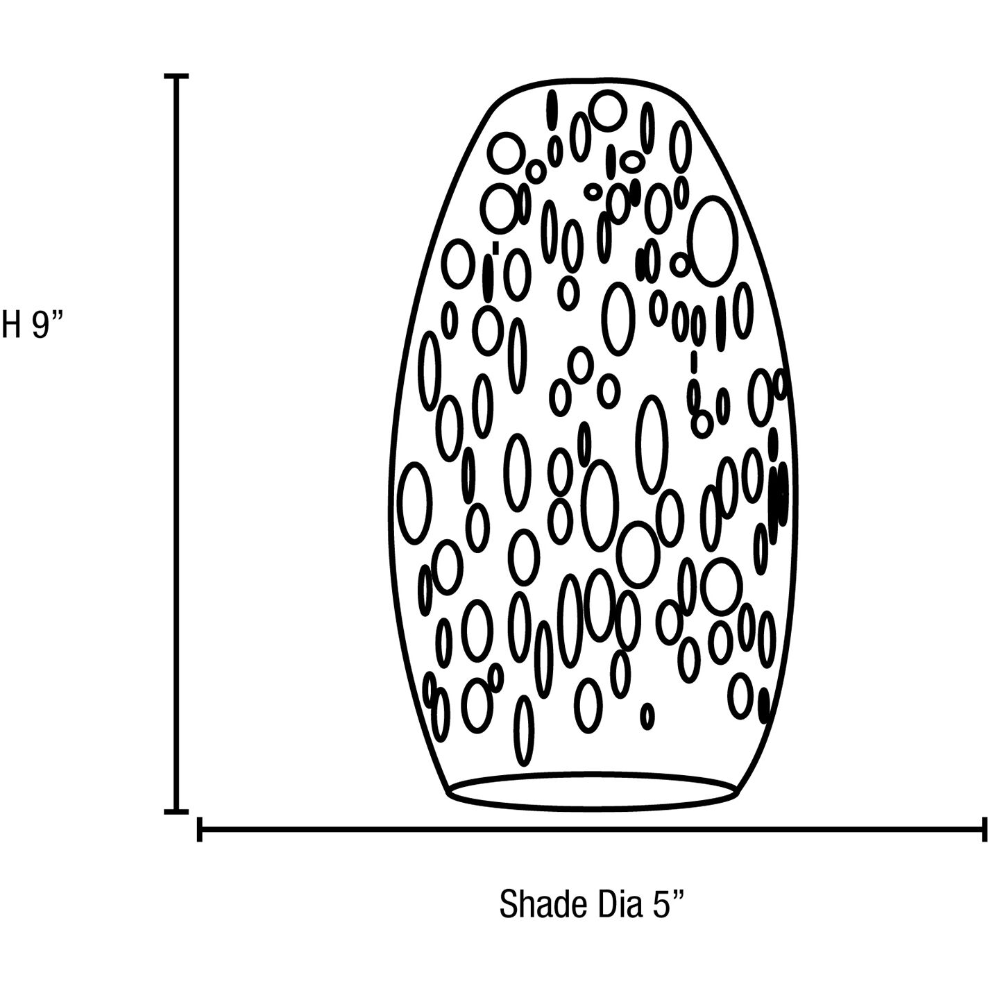 Champagne 1 Light 5 inch Oil Rubbed Bronze Pendant Ceiling Light in Inca