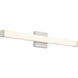 Maxx 30 inch Brushed Steel Vanity/Bath Bar Wall Light