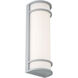 Cove 1 Light 18 inch Satin Outdoor Wall Sconce