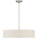 Mid Town LED 24 inch Brushed Steel Pendant / Semi-Flush Ceiling Light