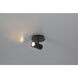 Prado 5 inch Matte Black Flush Mount Ceiling Light