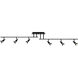 Viper 6 Light 120 Black Track Ceiling Light