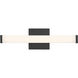 Maxx 18 inch Matte Black Vanity/Bath Bar Wall Light