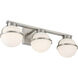 Emma 21.25 inch Brushed Steel Vanity/Bath Bar Wall Light
