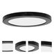ModPLUS LED 9 inch Black Flush Mount Ceiling Light