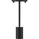 Cafe LED 3 inch Matte Black Wall Sconce / Flush Mount Wall Light