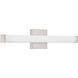 Maxx 24 inch Brushed Steel Bath Vanity Light Wall Light