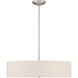 Mid Town LED 24 inch Brushed Steel Pendant / Semi-Flush Ceiling Light