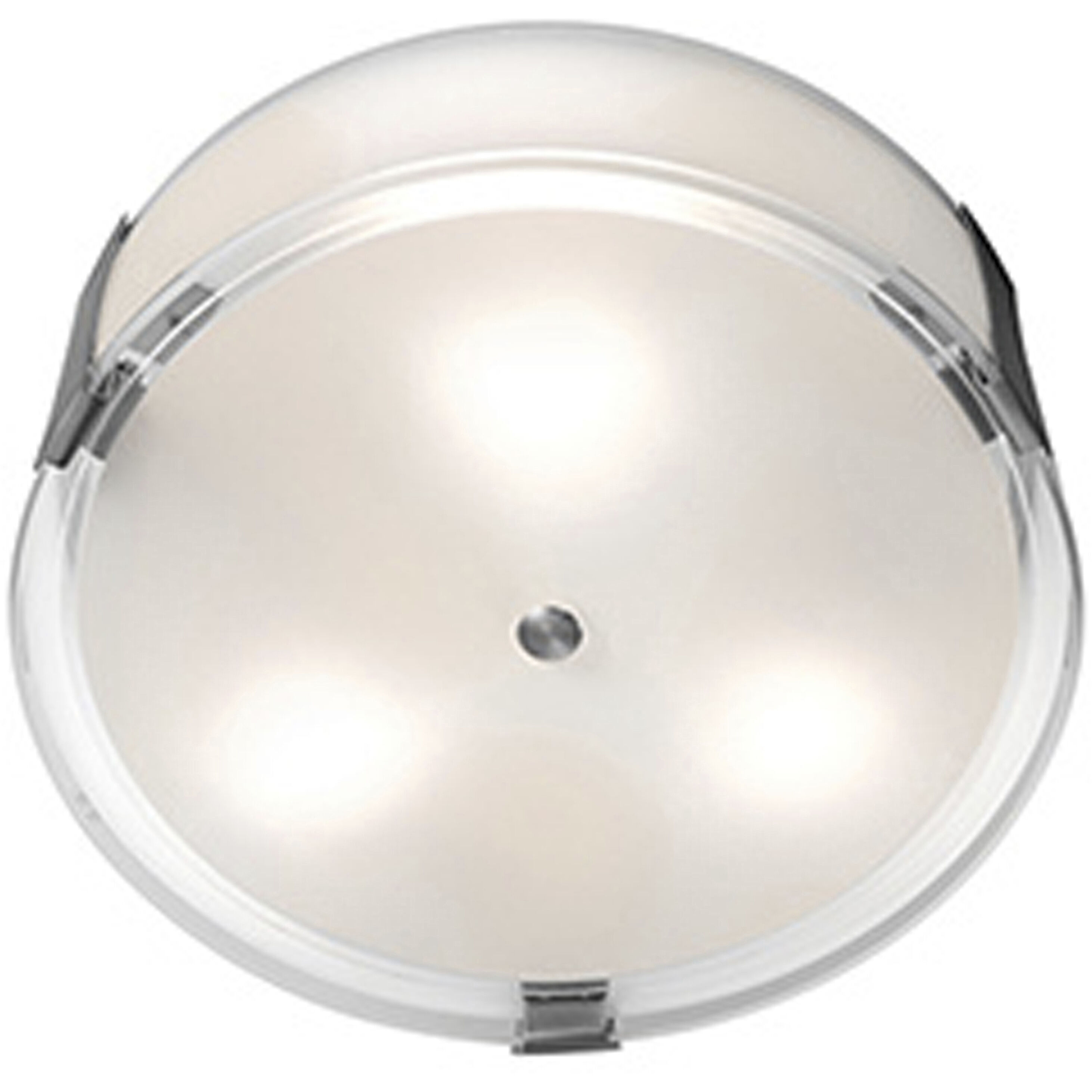 Tara LED 14 inch Brushed Steel Flush Mount Ceiling Light