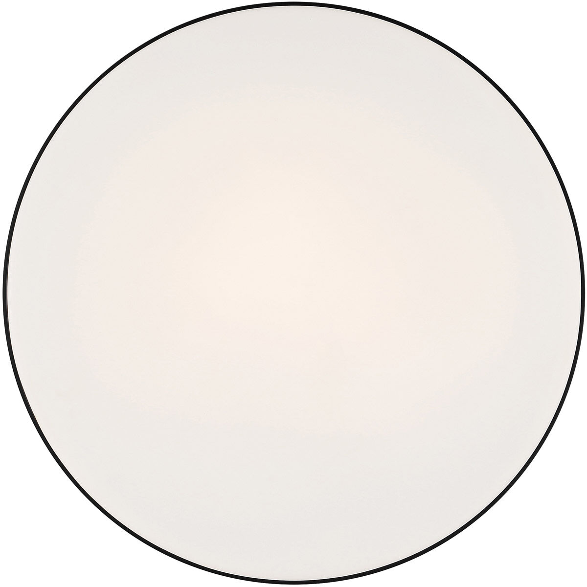 Roma LED 11 inch Matte Black Flush Mount Ceiling Light