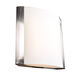 West End LED 15 inch Brushed Steel ADA Wall Light