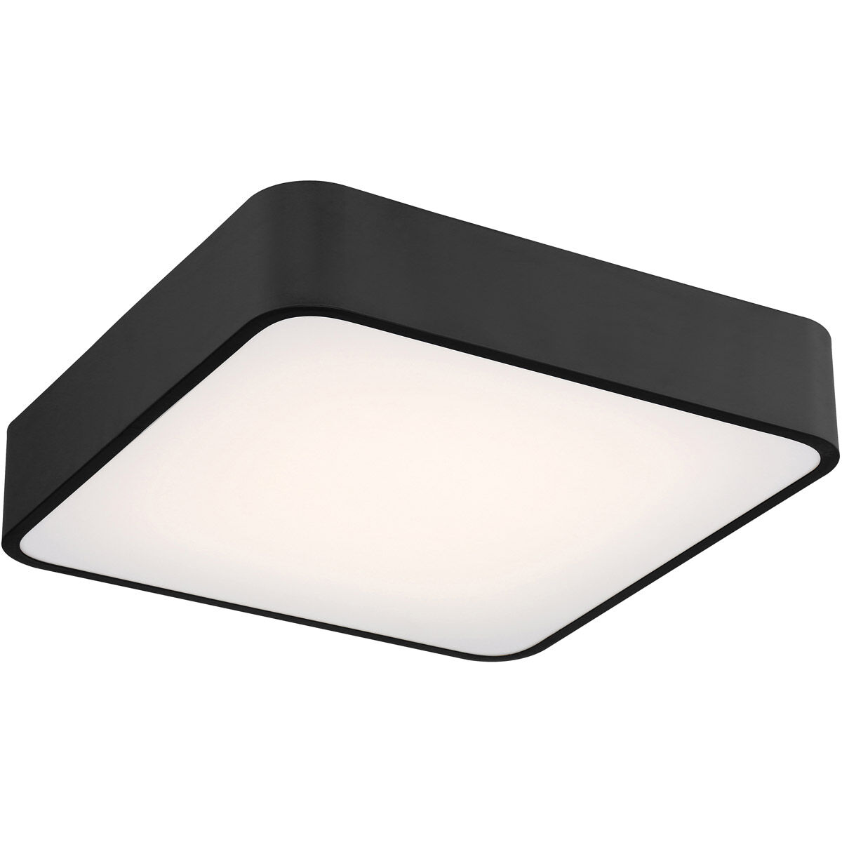 Granada LED 19.75 inch Black and White Flush Mount Ceiling Light