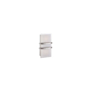 Metro LED 8 inch Brushed Steel ADA Wall Sconce Wall Light
