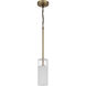 Ole' 1 Light 4 inch Antique Brushed Brass Pendant Ceiling Light