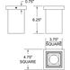 I-Lite 4.75 inch Black Flush Mount Ceiling Light