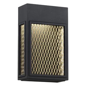 Metro LED 7 inch Black and Gold ADA Wall Sconce Wall Light