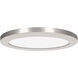 ModPLUS LED 12 inch Brushed Steel Flush Mount Ceiling Light