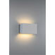 Amora LED 6 inch Satin Outdoor Wall Sconce