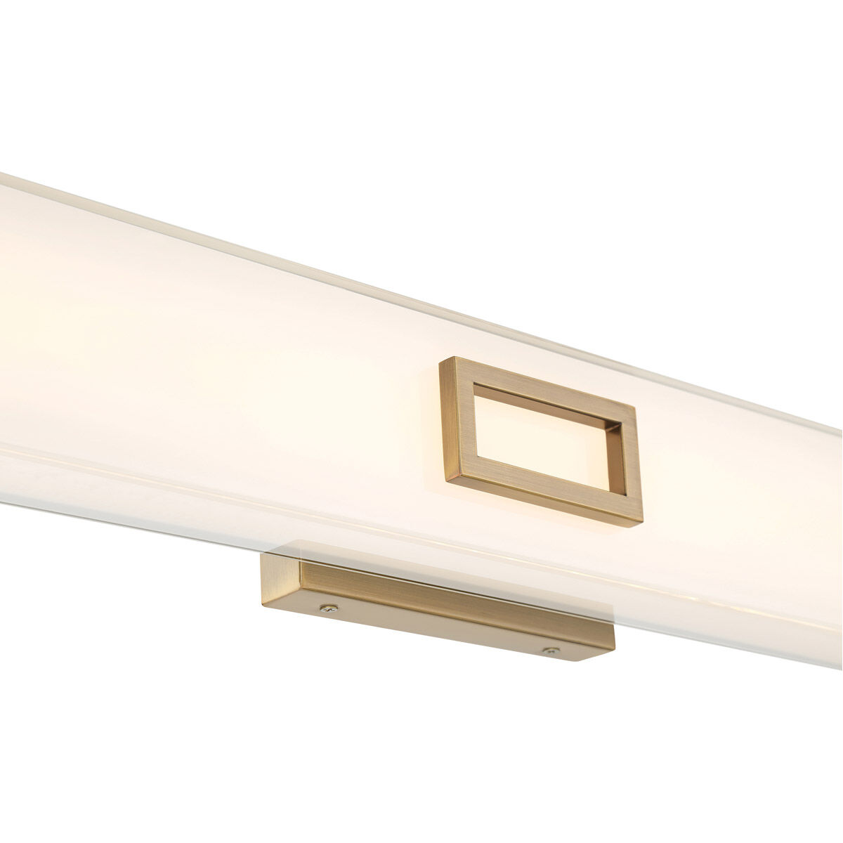 Restore LED Antique Brushed Brass Bath/Vanity Wall Light