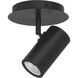 Prado 5 inch Matte Black Flush Mount Ceiling Light