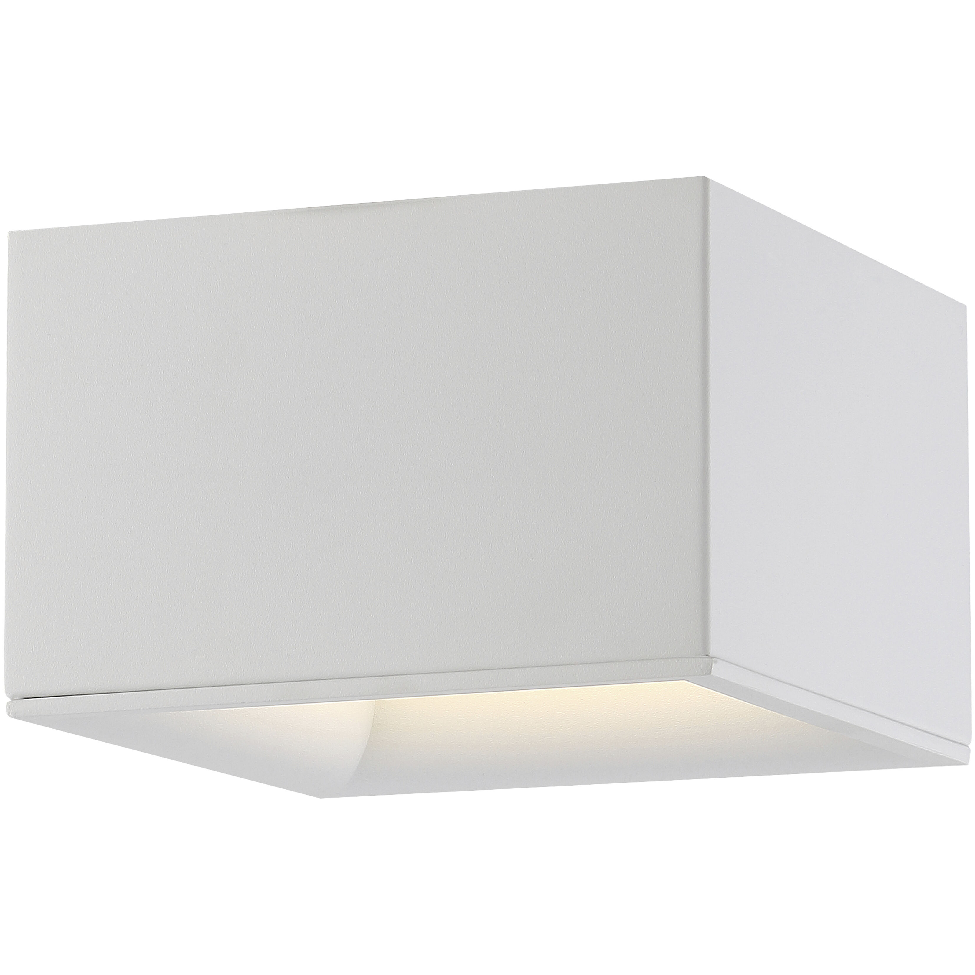 Bloc LED 7 inch White Flush Mount Ceiling Light