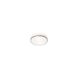 Aero LED 10 inch Chrome Flush Mount Ceiling Light in Brushed Steel