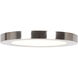 Disc LED 7.5 inch Brushed Steel Flush Mount Ceiling Light