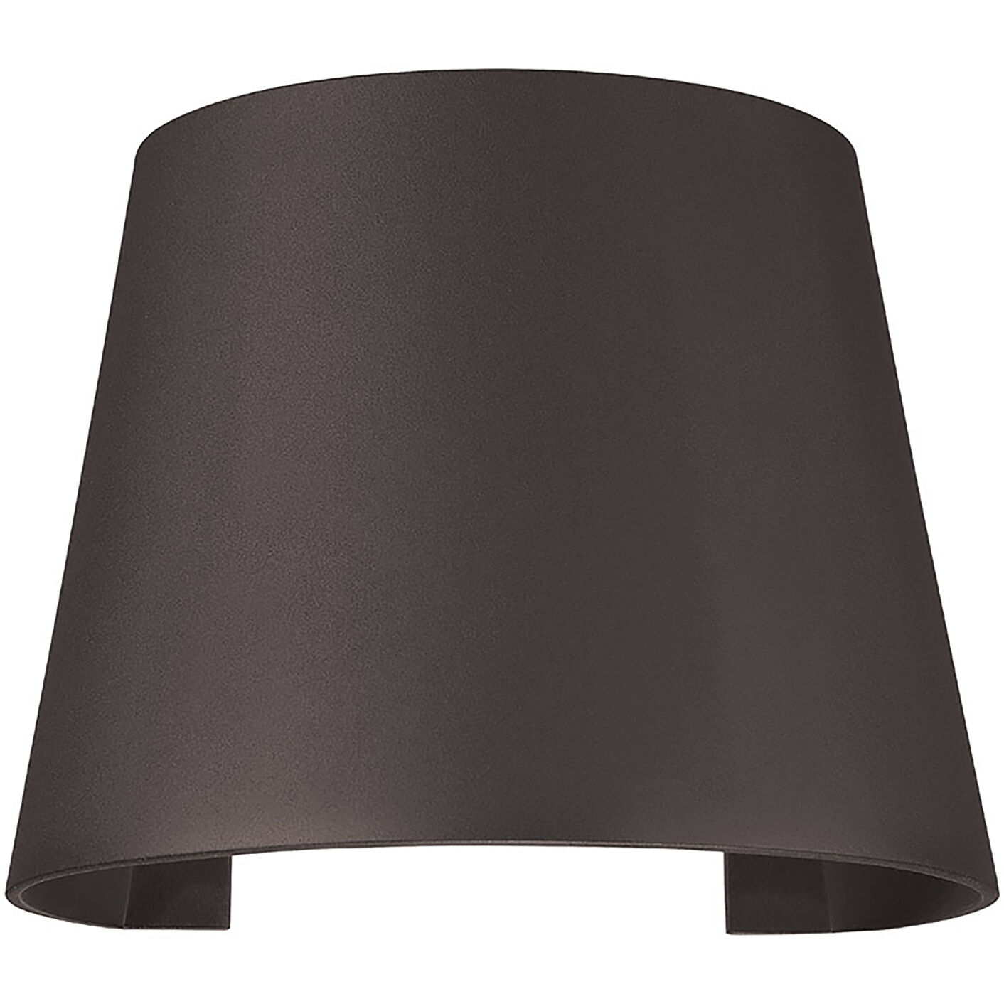 Cone LED 6 inch Bronze Outdoor Wall Sconce