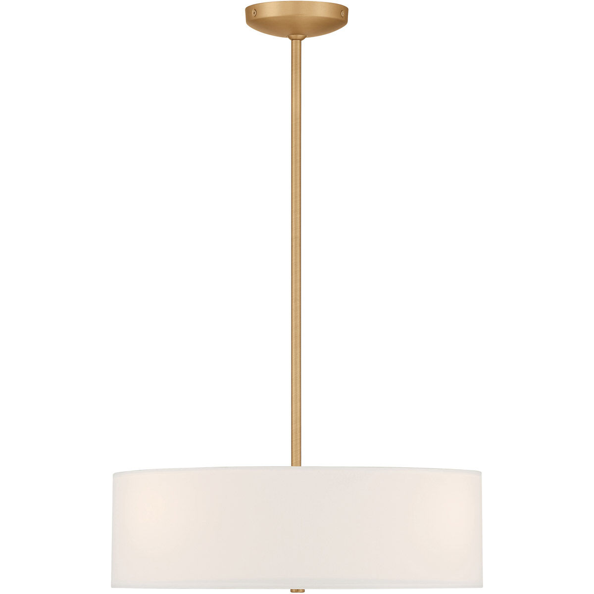 Mid Town LED 18 inch Antique Brushed Brass Pendant Ceiling Light
