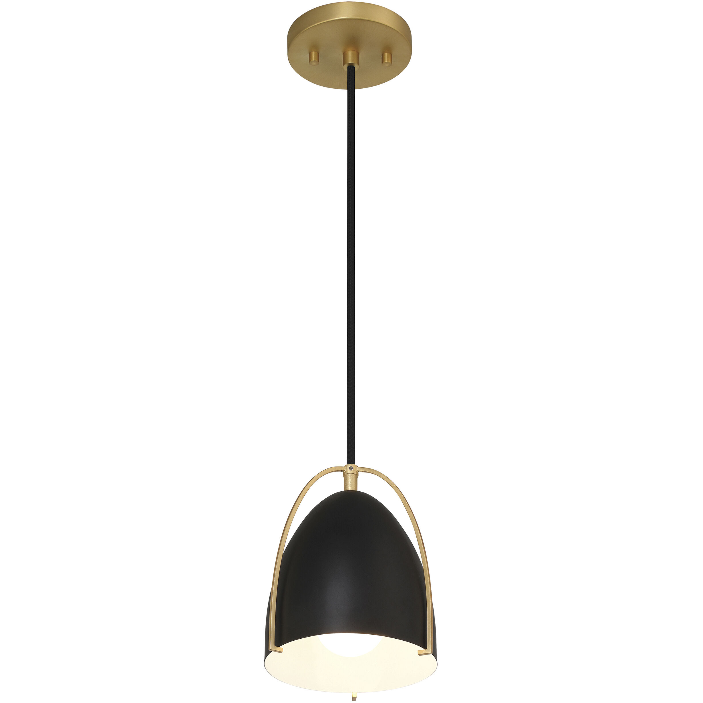 Axel LED 8 inch Matte Black Pendant Ceiling Light