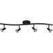 Cobra 4 Light 120 Black Track Ceiling Light